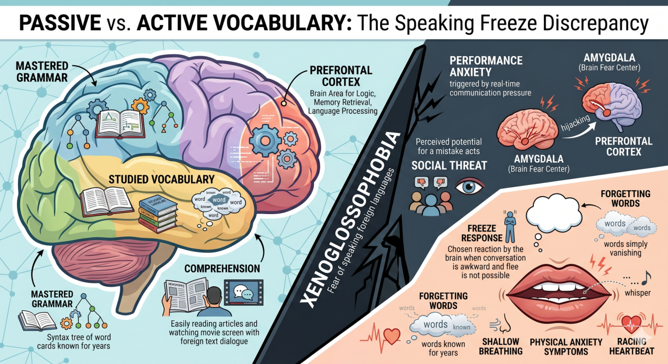 Why Do I Understand English but Freeze When Speaking?